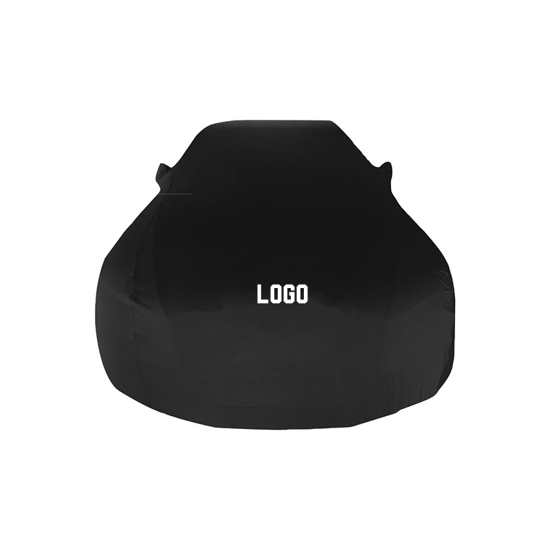 Přizpůsobitelné logo černý elastický látkový celopotah na auto